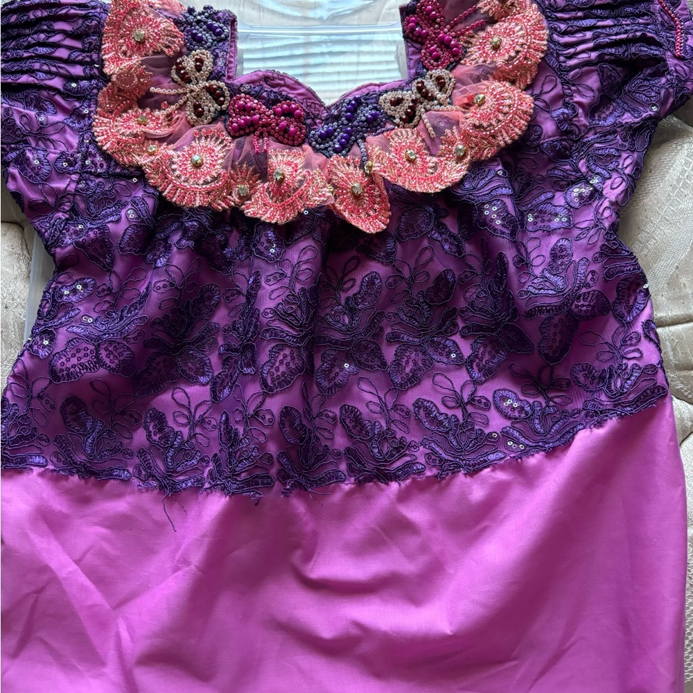 Blusa quichelense para niña/ toddler top